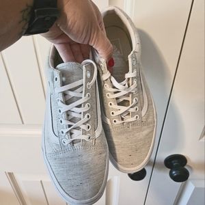 Grey speckle Vans